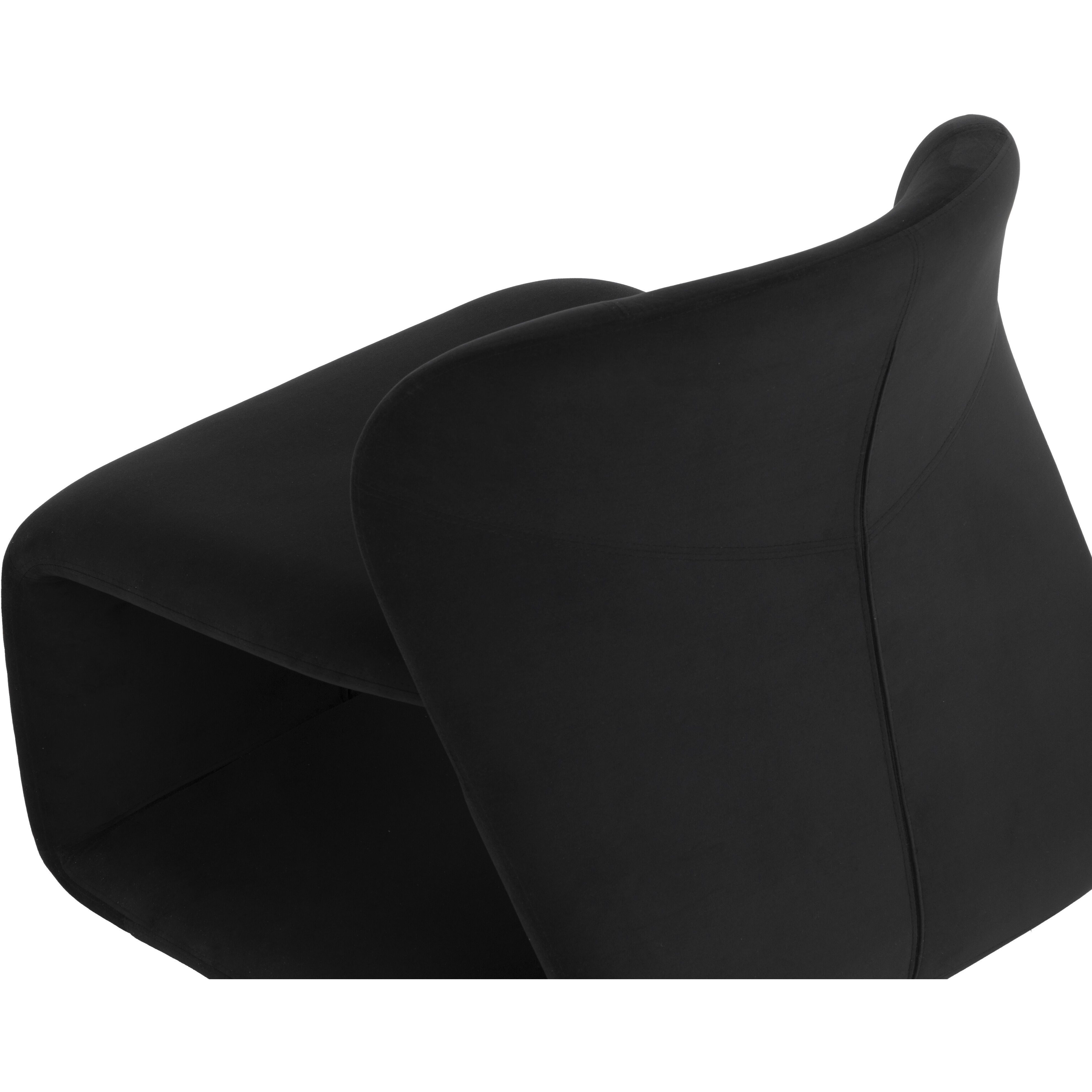 Sophiene Abbington Black Lounge Chair